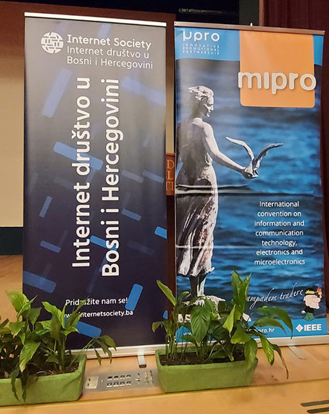 Znak MIPRO i znak Udruženja Internet društvo u Bosni i Hercegovini