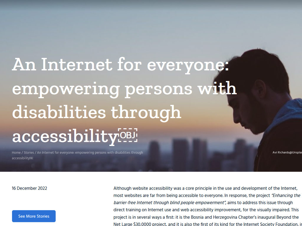 Impact story – An Internet for everyone: empowering persons with disabilities through accessibility